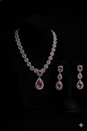 Ruby Royale Heritage Necklace Set