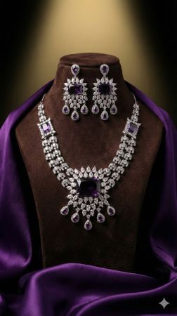 Majestic Amethyst Necklace Set